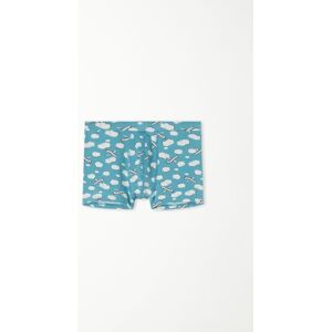 Tezenis Boxer Basic Bimbo in Cotone Colorato Bambino Blu Tamaño 8-9