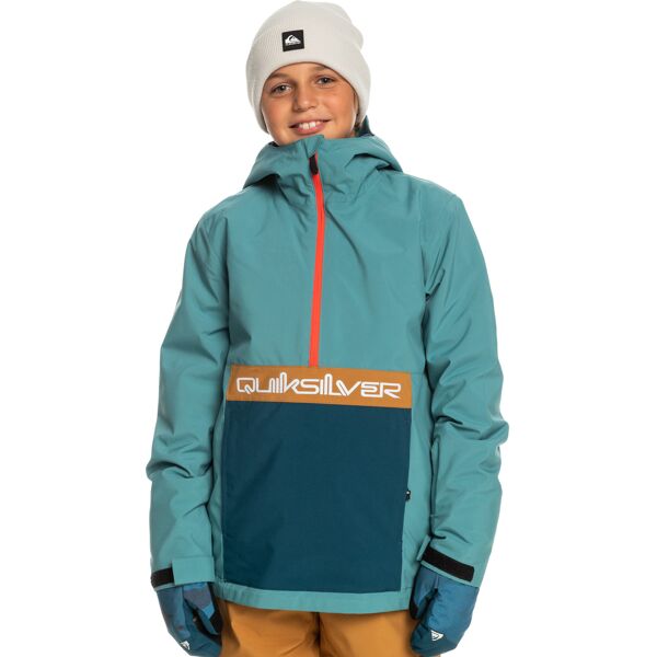 quiksilver steeze anorak youth brittany blue m