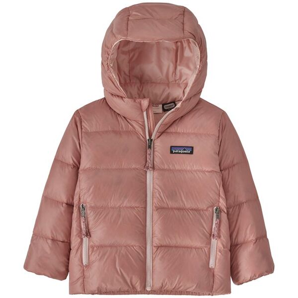 patagonia baby hi-loft down hoody jr - giacca piumino - bambino pink 18m