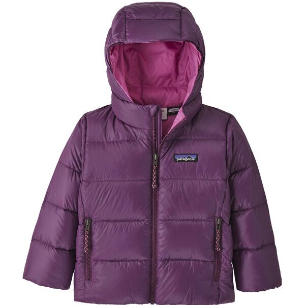 patagonia baby hi-loft down hoody jr - giacca piumino - bambino violet/pink 12m