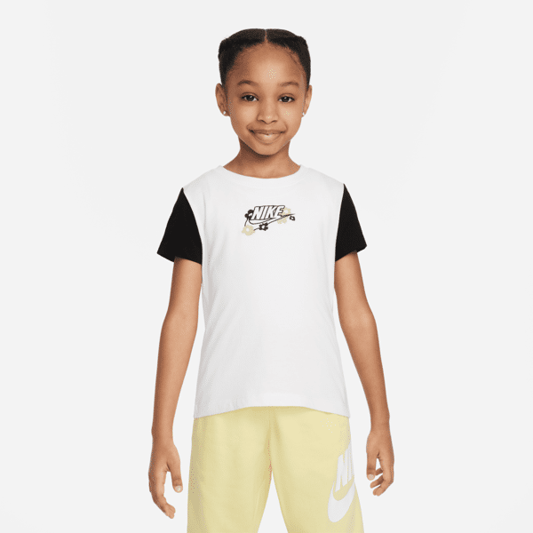 nike t-shirt con grafica  “your move” – bambino/a - bianco