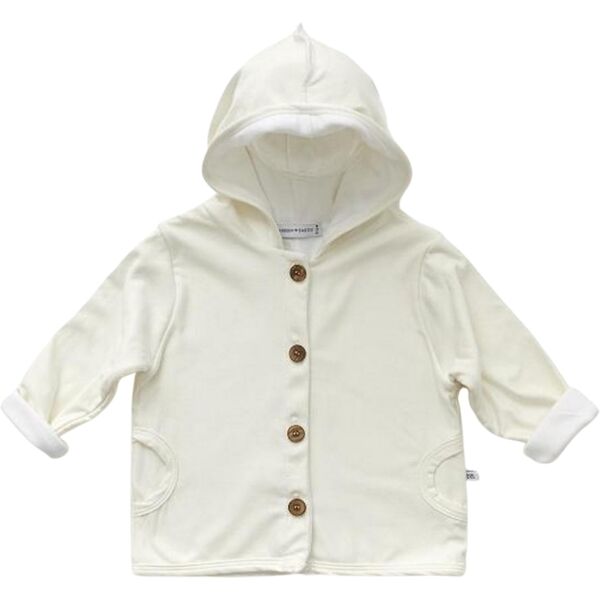 bamboom cardigan bambino con cappuccio pure panna taglia 9-12 mesi