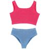 HUNZA G Bikini In Lycra Fucsia 01