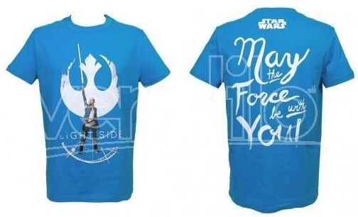 SD TOYS T-Shirt Sw Ep Viii Rey Light Side Blue Boy Taglia S T-Shirt