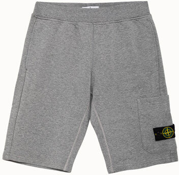 Stone Island shorts in felpa tinta unita