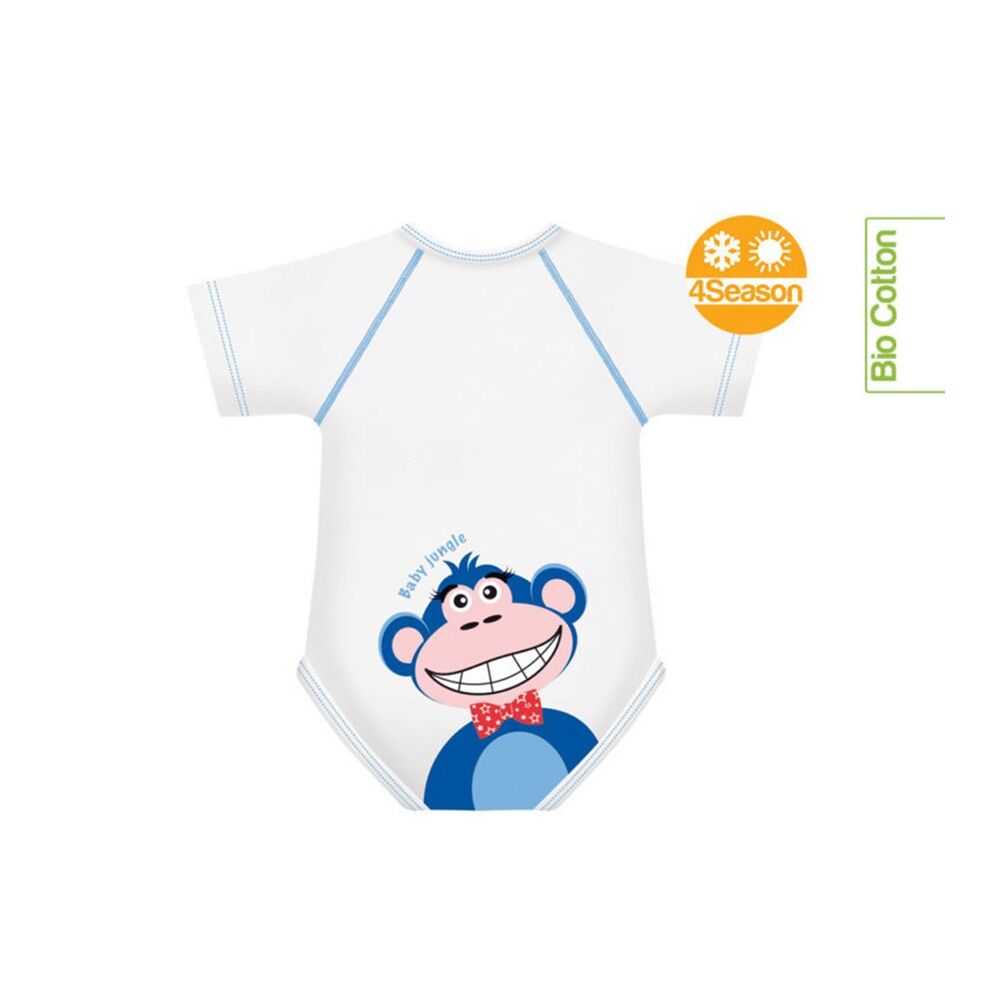 J Bimbi Baby Jungle - Body Neonato 0-36 Mesi Bimbo Fantasia Scimmia, 1 body