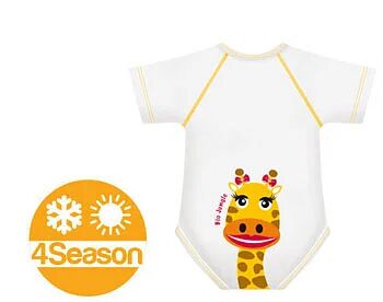 Colpharma Body 0/36m Bio Cotton 4season Giraffa