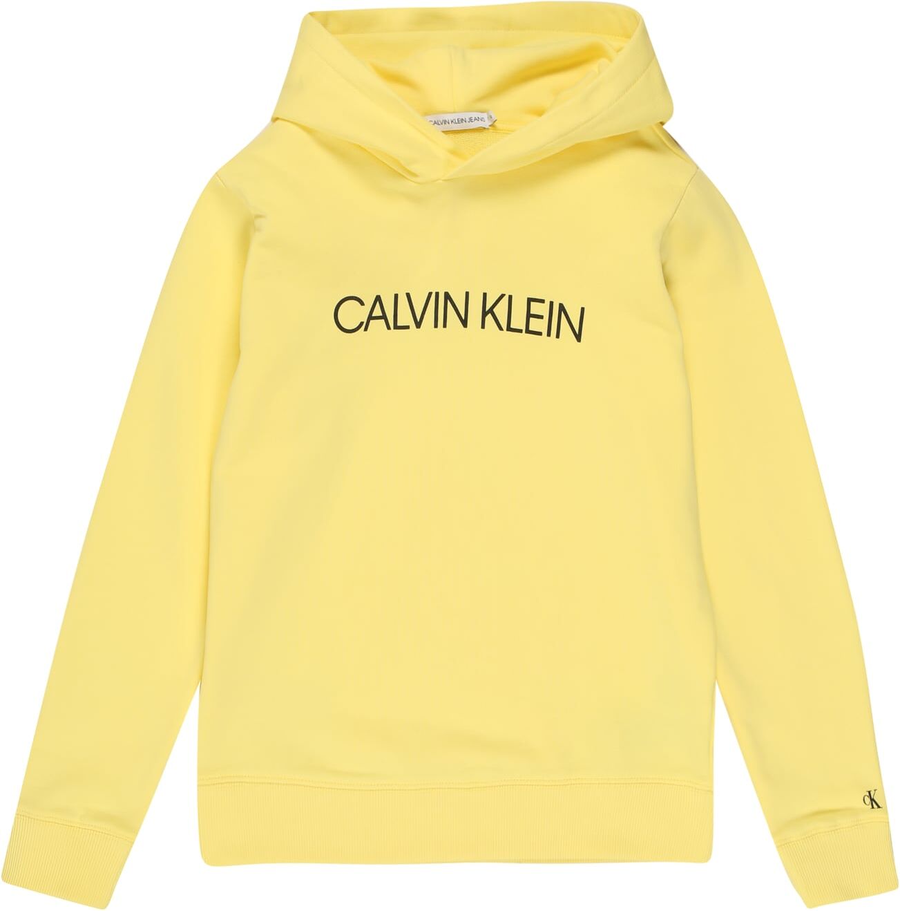 Calvin Klein Jeans Felpa 'INSTITUTIONAL LOGO' Giallo