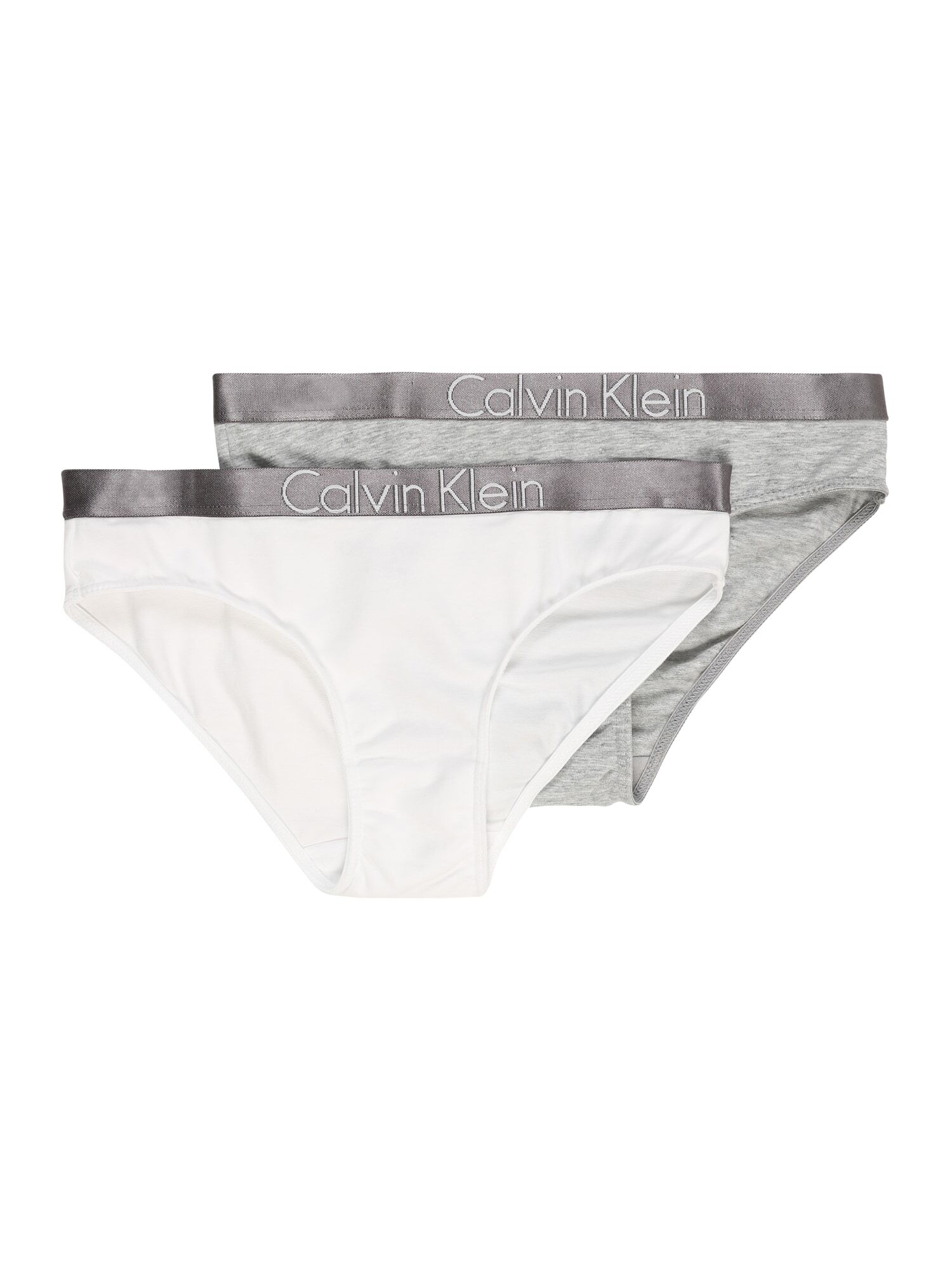 Calvin Klein Underwear Pantaloncini intimi '2 PACK BIKINI' Grigio, Bianco