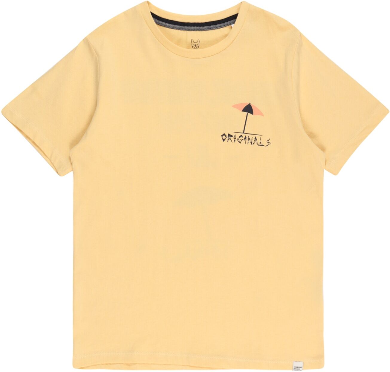 Jack & Jones Junior Maglietta 'VIBES' Giallo