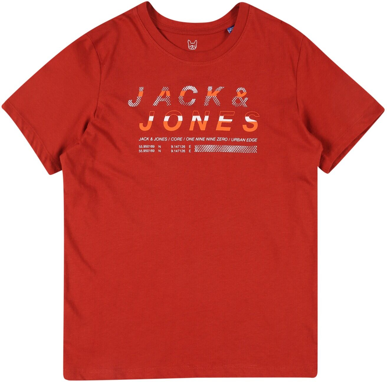 Jack & Jones Junior Maglietta 'BOOSTER' Rosso