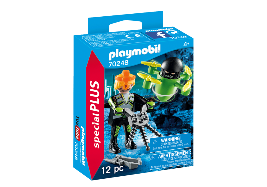 Playmobil 70248 Agente Con Drone New 02-2020