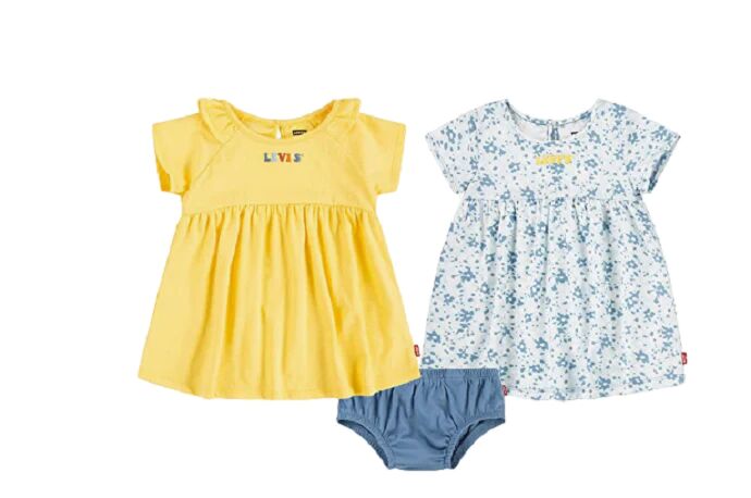 Levi's Set Abbigliamento Bimba Art. 1eh032 P-E 23 Colore Foto Misura A Scelta SNAPDRAGON