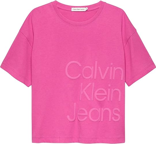 Calvin T-Shirt Bimba Art Ig0ig02346 PINK AMOUR