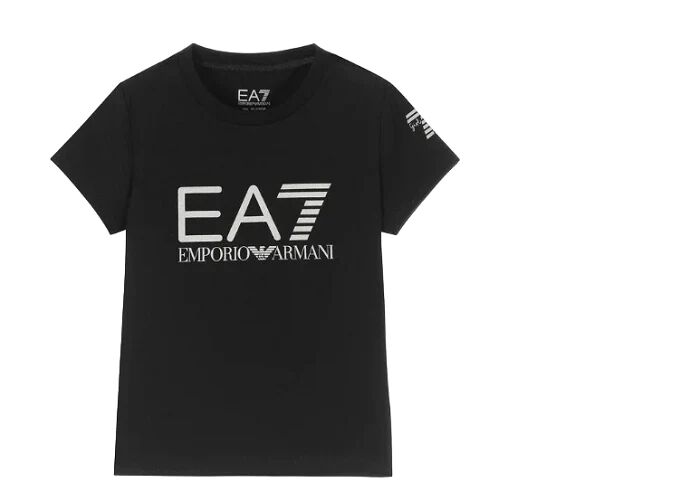 EA7 T-Shirt Bimba Art 8nft01 Fj2hz BLACK