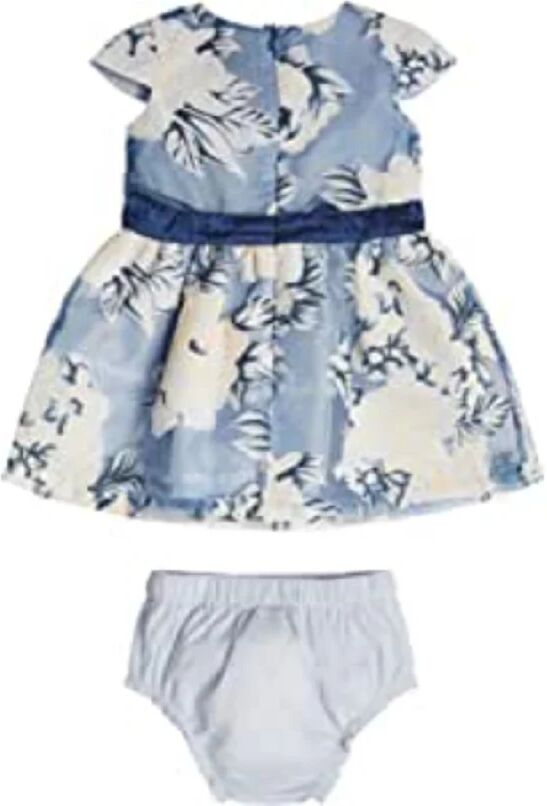 Guess Set Vestito + Mutandine Per Bambina Art. A3rk28 Wf6s0 P-E 23 Colore Foto Misura A Scelta FALLING FLORAL JACQU