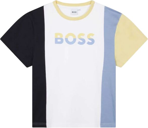 Boss T-Shirt Bimbo Art. J25o09 P-E 23 Colore Foto Misura A Scelta BIANCO