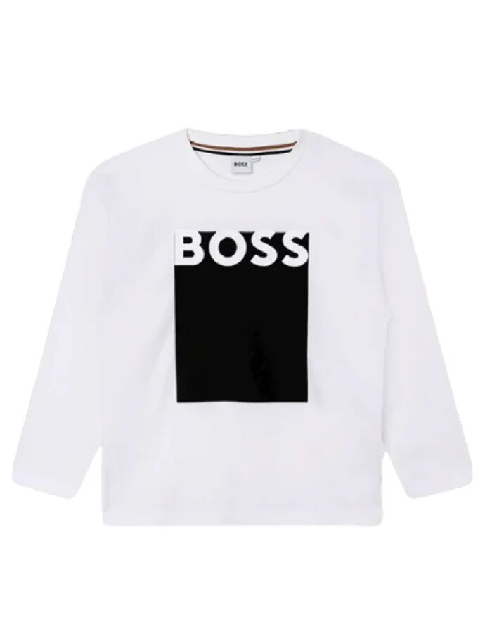 Boss Felpa Bimbo Art J25o75 BIANCO