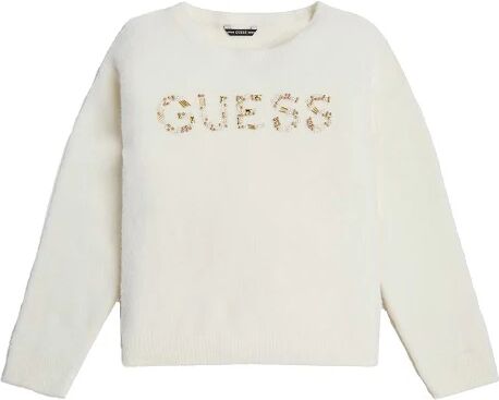 GUESS Maglione Bimba Art J2br01 Z3220 A-I 22 Colore A Scelta Misura A Scelta SALT WHITE