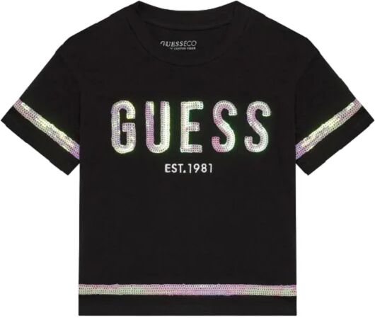 Guess T- Shirt Bimba Art J4ri08a Ak6yw4 JBLK