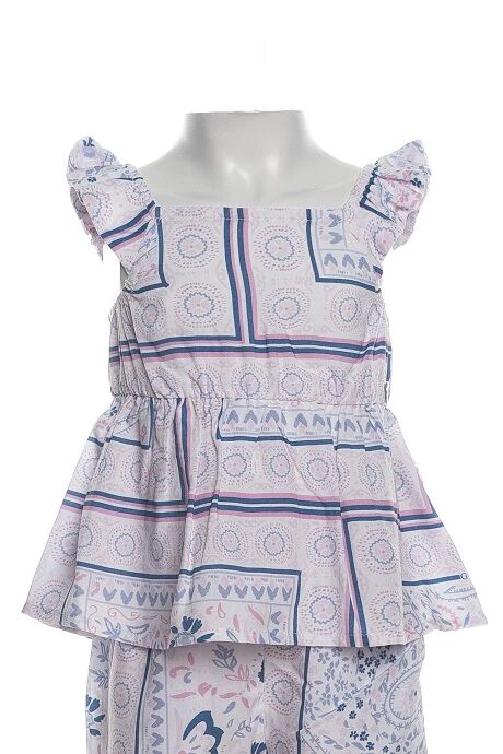 Guess Top Bimba Art K3gh02 Wfbn0 Colore E Misura A Scelta YELLOW/L.BLUE TILES