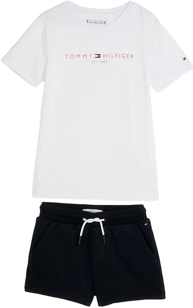 TOMMY HILFIGER Completo Bimba Con T-Shirt E Shorts Art Kg0kg07281 P-E 23 Colore Foto Misura A Scelta DESERT SKY