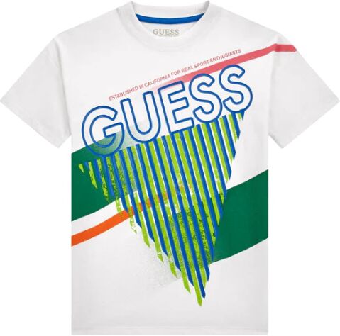 Guess T-Shirt Bimbo Art L4ri05a Ak8hm4 PURE WHITE