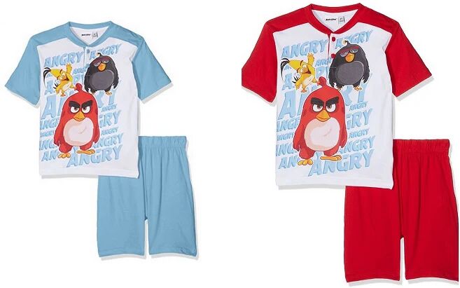 ARNETTA Pigiama Bimbo In Cotone Angry Birds Art. 13833 Col. E Mis. A Scelta AZZURRO 6 ANNI