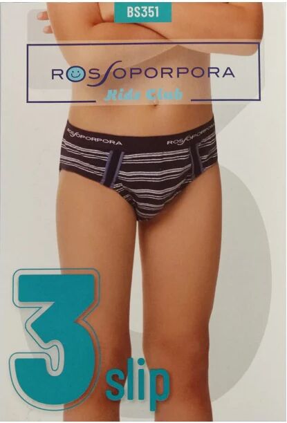 ROSSOPORPORA 3 Slip Bimbo Art Bs351 Colore Assortito Misura A Scelta ASSORTITO