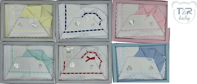 T&R BABY Compose' Culla Art 86 Colore A Scelta Misura 90x120 BIANCO-ROSSO 90X120