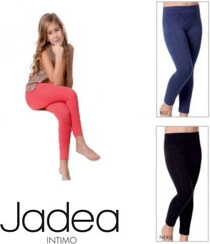 JADEA Leggings Bambina In Cotone Elasticizzato Art. 261 Col. E Mis. A Scelta FUXIA 9/10 ANNI