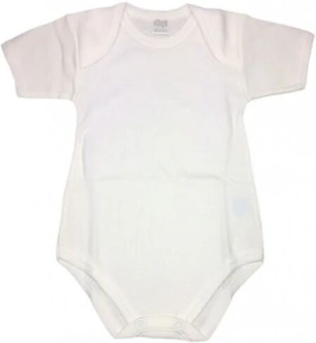 ELLEPI Body Neonato Mezza Manica In Caldo Cotone Art. Af891 Col. Foto Mis. A Scelta BIANCO 6 MESI