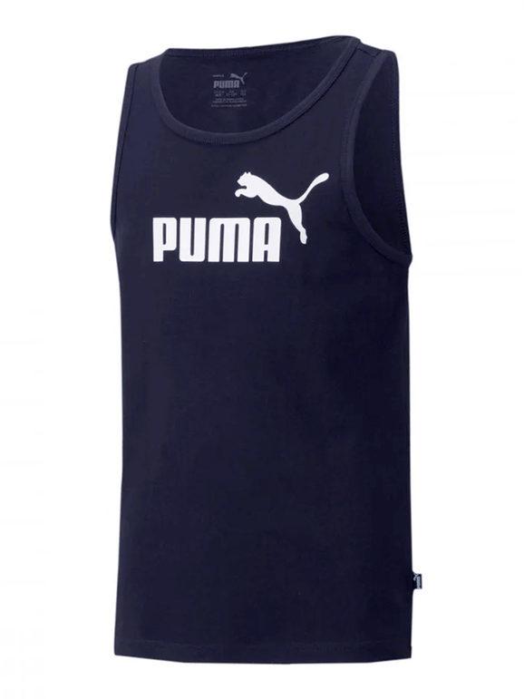 Puma Canotta unisex con logo T-Shirt e Top unisex bambino Blu taglia 16