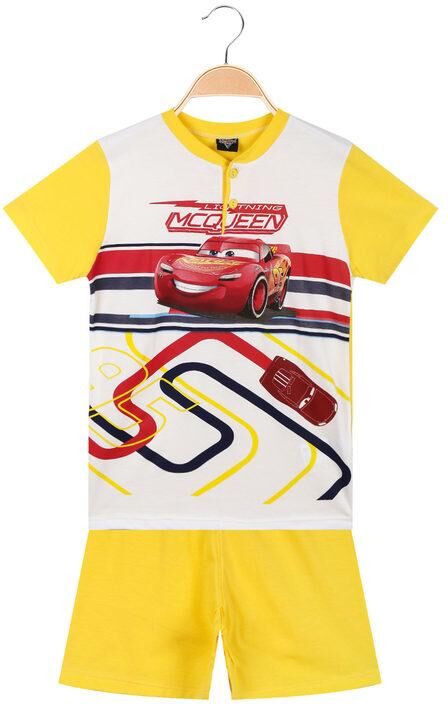 Disney Cars pigiama corto da bambino in cotone Pigiami bambino Giallo taglia 06