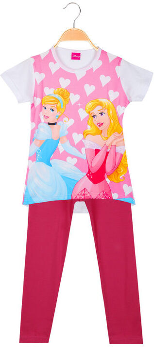 Disney Completo corto da bambina con leggings Completi 3-16 Anni bambina Bianco taglia 06