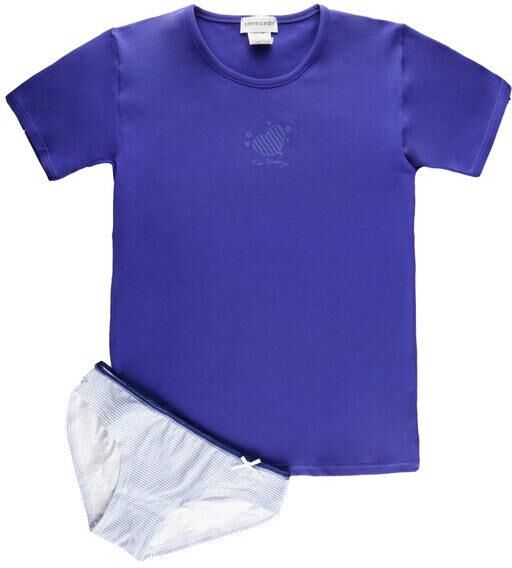 Pierre Cardin Completo intimo bimba t-shirt + slip Completi Intimi bambina Blu taglia 13/14