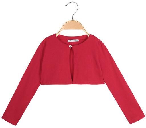 Made In Italy Coprispalle con bottoncino Cardigan bambina Rosso taglia XXL