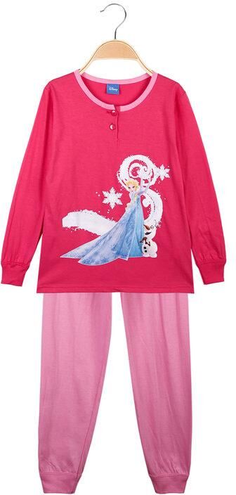 Disney Elsa pigiama lungo bambina in cotone Pigiami bambina Fucsia taglia 03/04