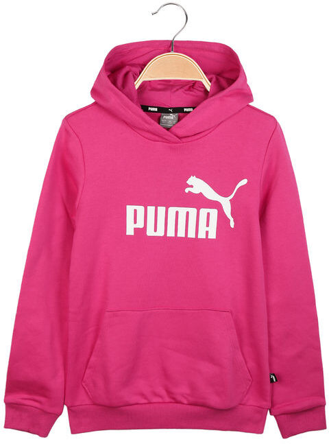 Puma ESS LOGO Felpa leggera da ragazza con cappuccio Felpe Leggere bambina Fucsia taglia 11/12