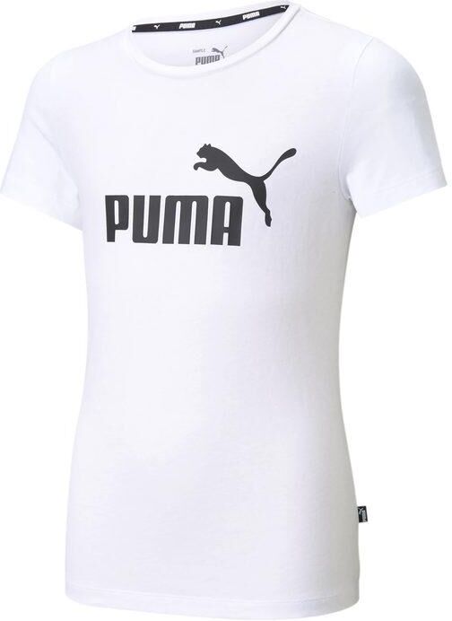 Puma Ess Logo Tee T-shirt bambina T-Shirt e Top bambina Bianco taglia 12