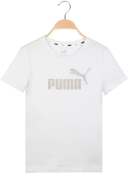 Puma ESS + LOGO TEE T-shirt sportiva da ragazza T-Shirt e Top bambina Bianco taglia 11/12