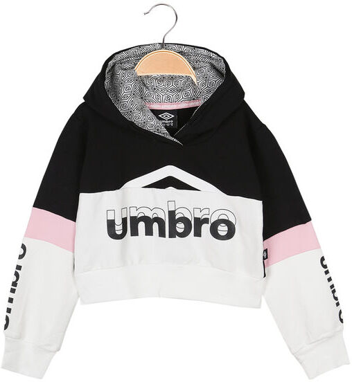 Umbro Felpa cropped con cappuccio Felpe Pesanti bambina Nero taglia S