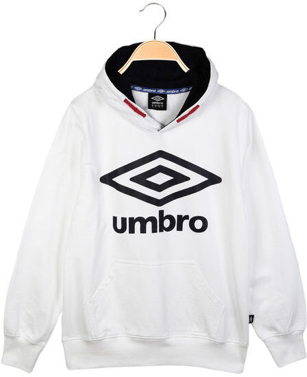 Umbro Felpa da ragazzo con cappuccio Felpe Leggere bambino Bianco taglia L