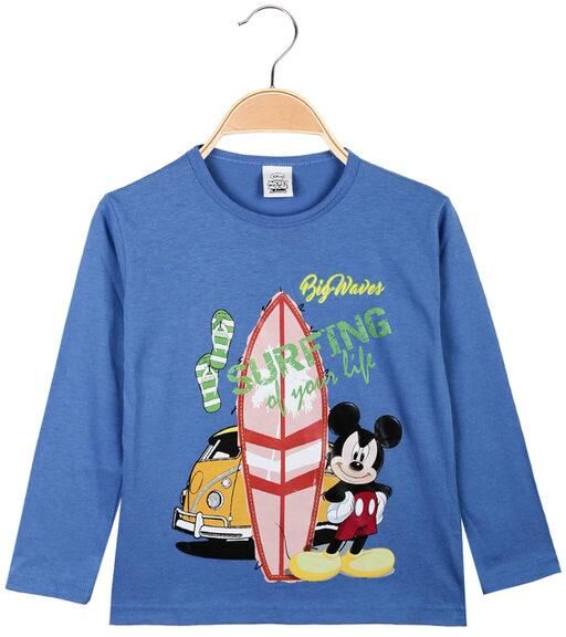 Disney Maglietta Topolino da bambino a manica lunga T-Shirt Manica Lunga bambino Blu taglia 05