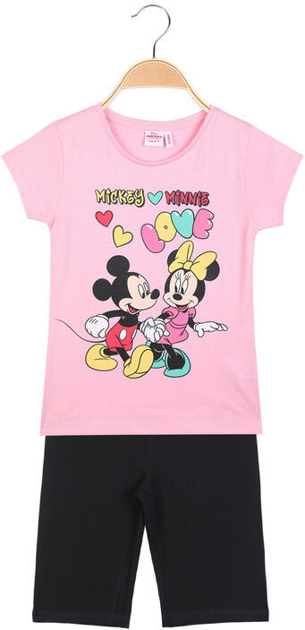 Disney MICKEY and FRIENDS Completo bambina corto Minnie e Topolino Completi 3-16 Anni bambina Rosa taglia 05/06