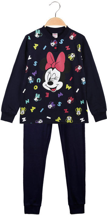 Disney Minnie pigiama da bambina in caldo cotone Pigiami bambina Blu taglia 07