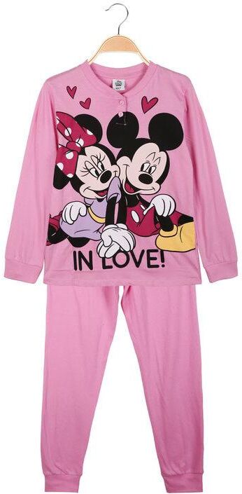 Disney Minnie pigiama lungo in cotone bimba Pigiami bambina Fucsia taglia 04