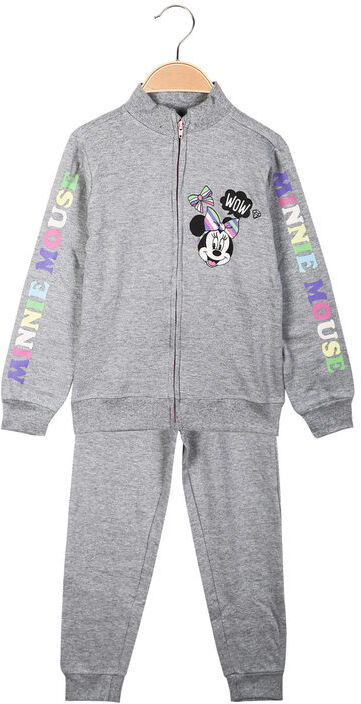 Disney Minnie tuta da bambina 2 pezzi con zip Completi 3-16 Anni bambina Grigio taglia 07