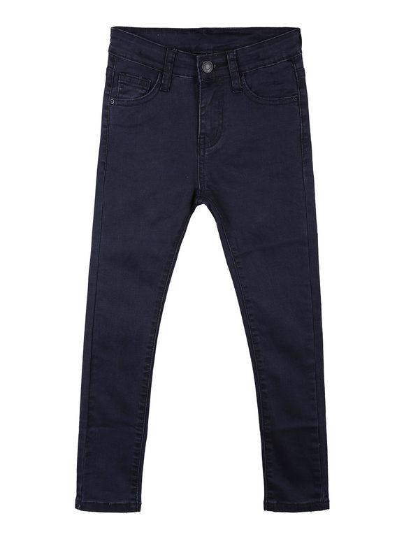 Angel Kids Pantaloni skinny bambina modello jeans Jeans Slim fit bambina Blu taglia 08
