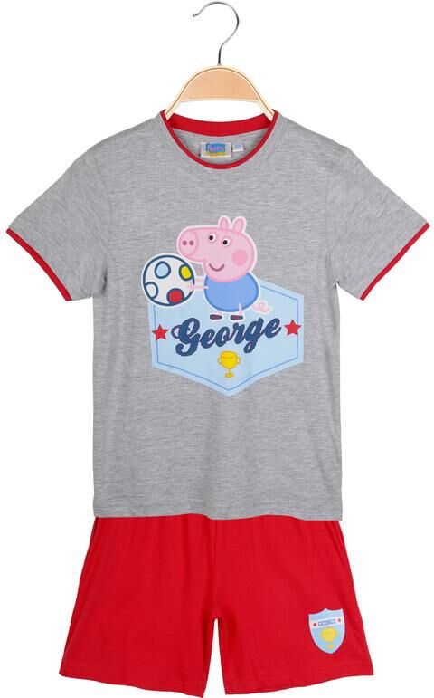 Peppa Pig Pigiama corto bimbo con stampa george Pigiami bambino Grigio taglia 08